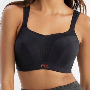 NWOT Panache Power 5021 Underwire High Impact Black 32F Sports Bra!